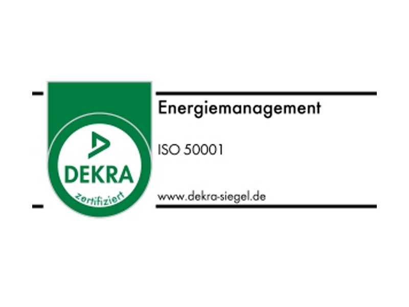 Zertifiziert nach ISO 50001 :2018