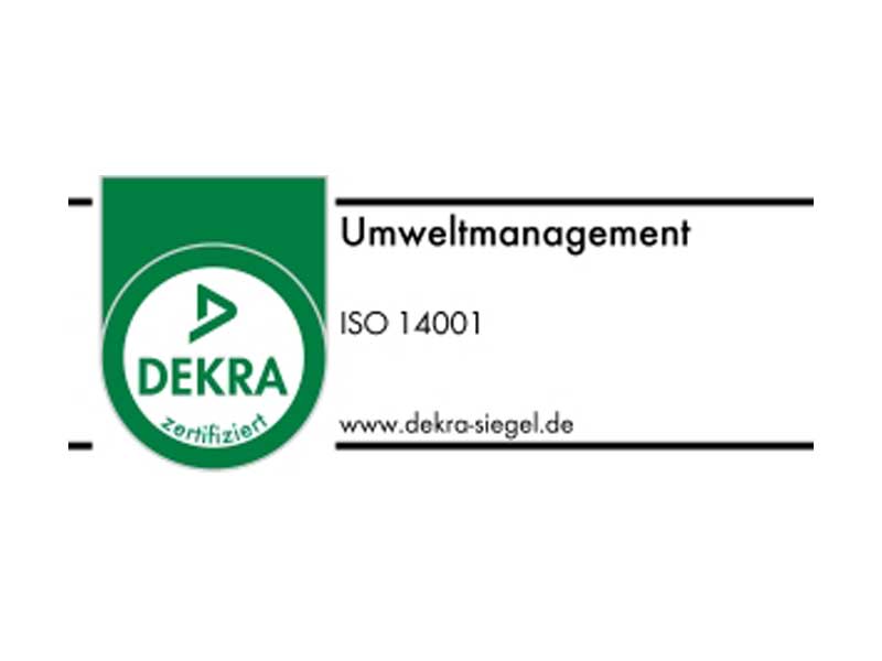 Zertifiziert nach ISO 14001 :2015